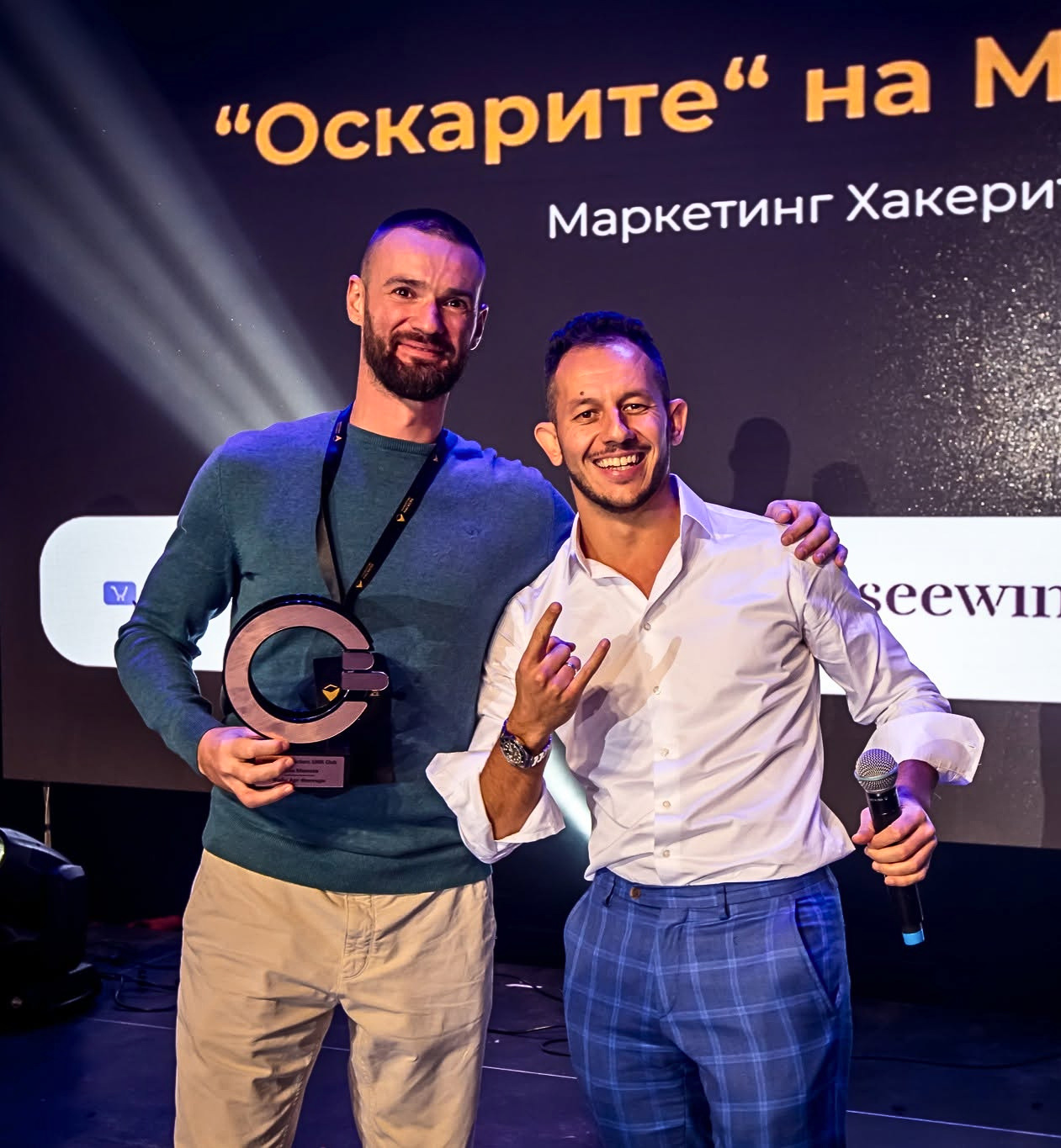 Деян Минчев на награждаване